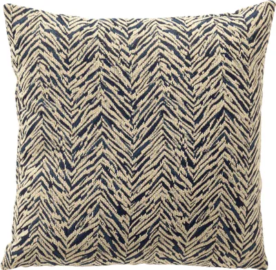 Produktbild von Dutch Decor Outdoor Dekokissen Gestreift Augusta 45x45 cm Blau
