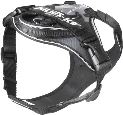 Produktbild von Julius k9 Idc Hundegeschirr Longwalk schwarz / grau
