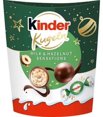 Zdjęcie produktu dla Ferrero kulki dla dzieci Mleko i orzechy laskowe Sensacja opakowanie 90g
