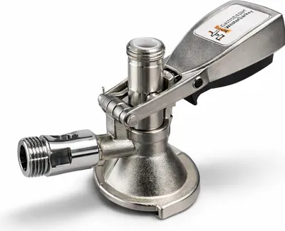 Produktbild von Kegverschluss GDW Neu Flachkeg Typ A mit 5/8" Bier & 3/4" Co² Ausgang