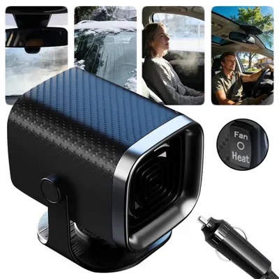 Produktbild von Auto-Heizlüfter,100W Heizung Auto Demister Defroster Entfroster,360° Drehbare