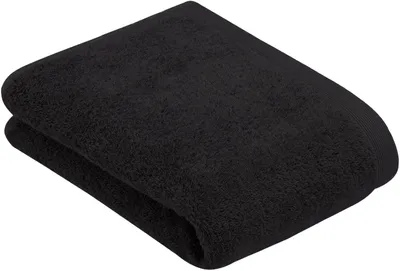 Produktbild von Vossen Badetuch High Line Farbe schwarz Größe 100x150