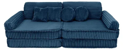 Image de Canapé modulable velours 10 pcs CHURROS enfant modulable mousse OEKO TEX jeu