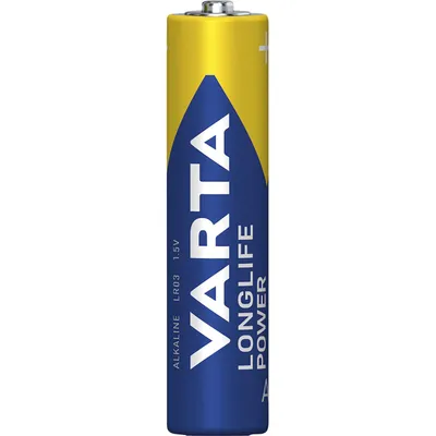 Image de Varta Batterie Alkaline Micro Longlife Power AAA LR03 - Batterie - Micro (AAA)