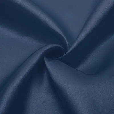 Satijnstoff marineblauw 150x500 cm, 5,5 Yard, 100% Polyester