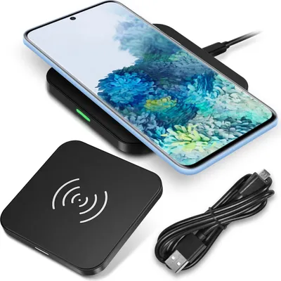 Produktbild von QI Wireless Schnell Ladegerät für Samsung Galaxy S20 Plus Kabellos Ladestation