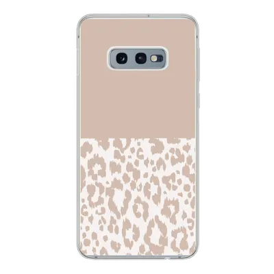 Produktbild von MuchoWow® Handyhülle Schutzhülle Hülle für Samsung Galaxy S10e Panther Druck - Rosa - Tiere Silikon Softcase Handy Hülle - Handy