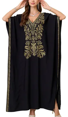 Zdjęcie produktu dla Solidchoice - Damski kardigan w stylu boho, maxi sukienka, narzutka, długi kimonowy szlafrok
