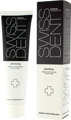 Produktbild von Swissdent Crystal Repair & Whitening Toothcream 100 ml