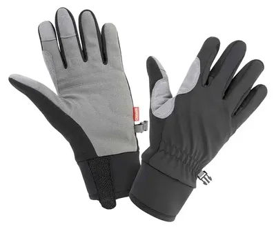 Image de Spiro - Gants d'hiver unisexe pour hommes/femmes - Polyester, polyuréthane FK1714 (M) (noir/gris)