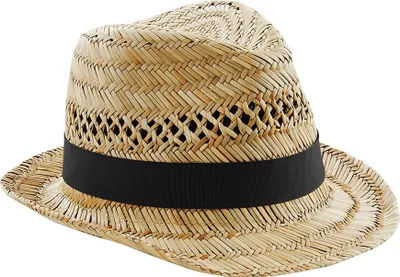 Produktbild von Beechfield Uni Sommer Strohhut / Trilby-Hut RW4082 (L/XL) (Natur)