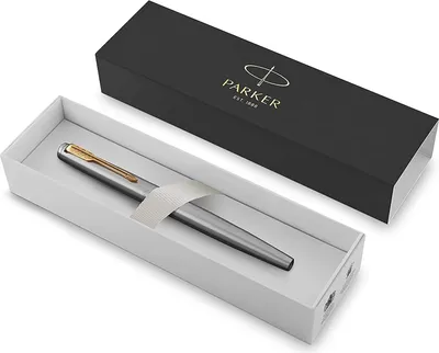 Produktbild von Parker Jotter Füller | Edelstahlschaft mit Goldzierteilen | Füllfederhalter Mittlere Spitze | Geschenkbox