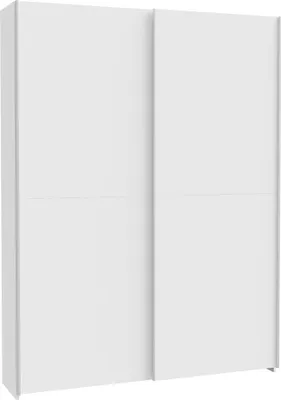 Produktbild von Schwebetürenschrank >HOME NOOK< 6 Einlegeböden, in Weiss - 150,1x210x39,1cm (BxHxT)