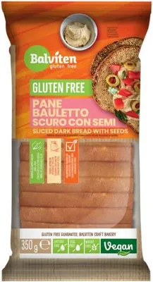 CHLEB CIEMNY Z ZIARNAMI KROJONY BEZGLUTENOWY 350 g - BALVITEN