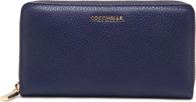 Immagine prodotto di L8055 Portafoglio Coccinelle Metallic Soft Woman Wallet Blue 18X10Cm