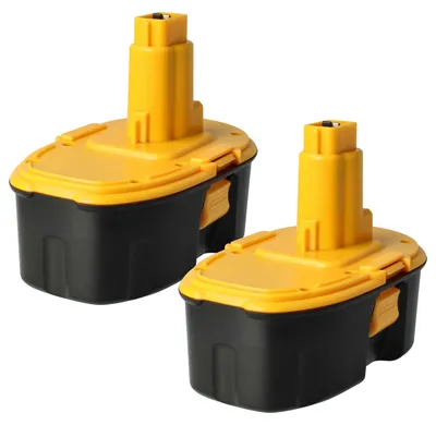 Produktbild von vhbw 2x Akku kompatibel mit Dewalt DCD925, DCD920B2, DCD959KX, DCD950VX, DCD940KX, DCD925B2, DCD950KX, DCD950B Werkzeug (4000 mAh, NiMH, 18 V)