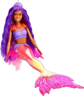 Produktbild von Mattel HHG53 - Barbie - Mermaid Power - Meerjungfrau Brooklyn inkl. Zubehör