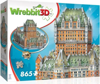 Image de Wrebbit 3D Puzzle - Château Frontenac - 865 Teile - Bauset