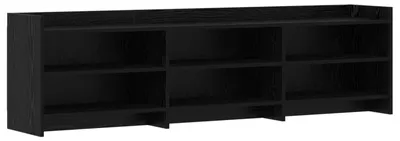Obrázok produktu pre vidaXL TV skrinka 168 x 33 x 47 cm, čierny dub, drevotrieska