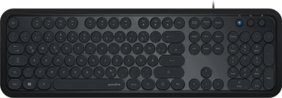 Produktbild von SPEEDLINK CIRCLE Retro Keyboard - Schwarz