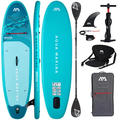 Obrázok produktu pre SUP doska Aqua Marina Breeze 9'10" 2026 Silver Tree | COMBO | Kajaková sada | ľahká a stabilná