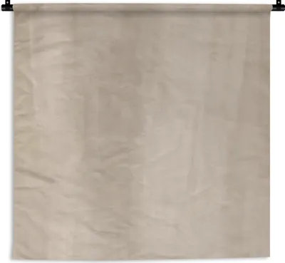 Produktbild von MuchoWow® Wandteppich Wandbehang Abstrakt - Taupe - Design 150x150 cm Tapisserie Dekoration Wandtuch - Wohnaccessoires - Modernes