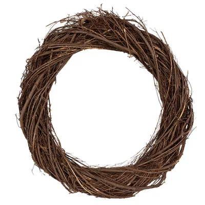 Obrázek produktu pro Clayre & Eef Věnec Ø 45 cm Hnědé dřevo