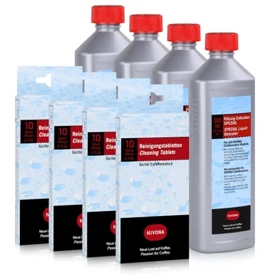 Produktbild von 4x Nivona Reinigungs Set für Ihren Kaffeevollautomaten CafeRomatica