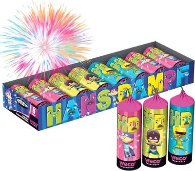 Produktbild von XXL Jugendfeuerwerk Set Hans Dampf - 8 Teilig Silvester Kinder