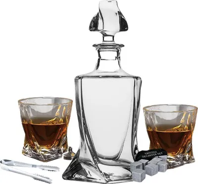 Immagine prodotto di Set Caraffa con Due Bicchieri - Intrecciato