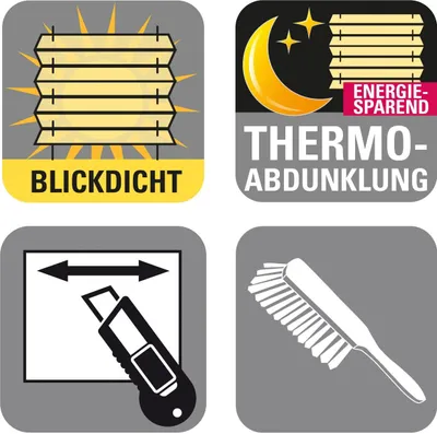 Produktbild von Gardinia EasyFix Plissee weiß Day+Night