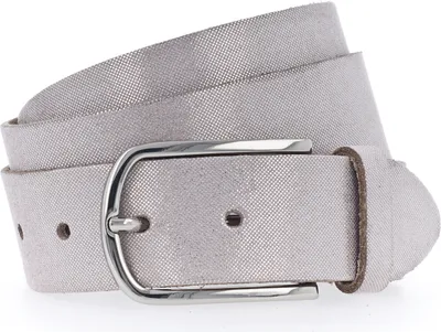 Produktbild von Vanzetti Leder Gürtel Glitter Radiance 35mm Metallic Belt W105 Light Pink / Silver Metallic roségoldfarben