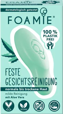 Produktbild von Foamie Gesichtsreinigung Aloe You Vera Much, 60 g