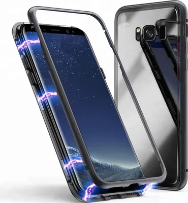Produktbild von Samsung Galaxy J4 Magnet Bumper Schwarz-Transparent