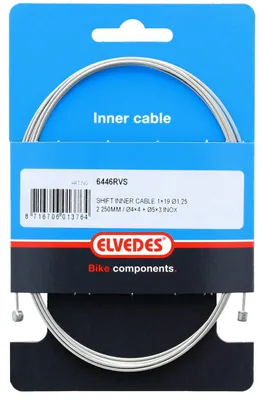 Produktbild von ELVEDES SCHAKEL BINNenkabel 2250 mm Edelstahl Ø1,25 mm N T-Nippel