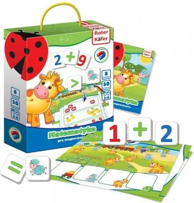 Image de Jeu de mathématiques magnétique RK2201-05 - Idéal pour apprendre en jouant Développe les compétences mathématiques et logiques d'une manière attrayante