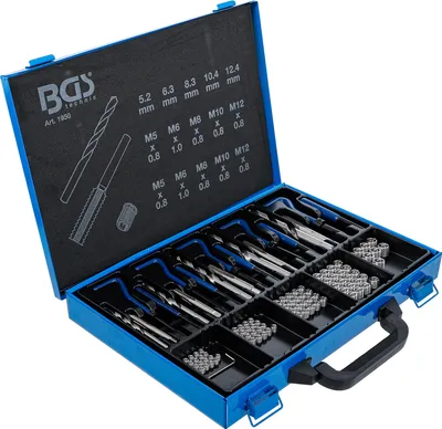 Produktbild von BGS 1950 Gewinde-Reparatursatz, M5-M12, 130-tlg.