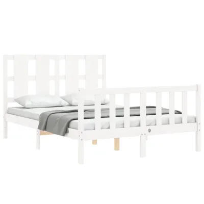 Produktbild von VidaXL 3192227, Weiß, 125,5 cm, 2,06 m, 100 cm, 1200 x 2000 mm, 21 cm