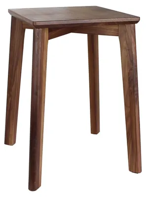 Imagen del producto de Taburete de nogal, 45 cm de altura