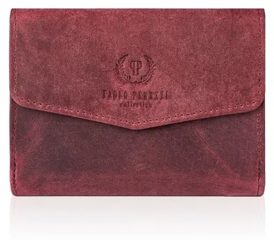 Produktbild von Paolo Peruzzi T-35-CHR Damen-RFID-Ledergeldbörse im Vintage-Look