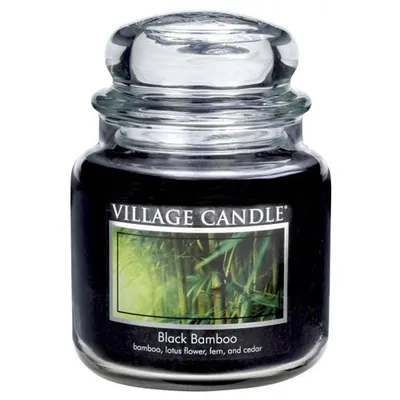 Produktbild von Village Candle Jar medium 411g Black Bamboo