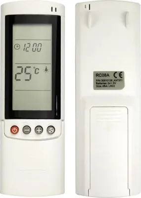 Produktbild von RC08A-kompatible Fernbedienung für Airwell Klimaanlagen, Wärmepumpen und Wechselrichter - RC08A Universalfernbedienung