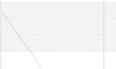 Image de Clôture hexagonale Gris 1,4 x 10 m PVC