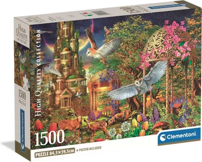 Image de CLE puzzle 1500 Compact WoodlandFantasyGard.31741