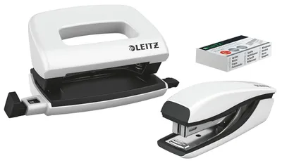 Image de Leitz 5561-20-01 Kit Mini Perforateur NeXXt WOW - blanc perle