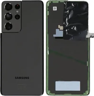 Produktbild von Rückseite für Samsung Galaxy S21 Ultra 5G - Phantomschwarz
