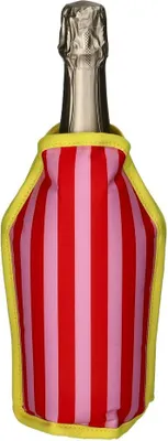Produktbild von Gift Company Froid Kühlmanschette Streifen rot/rosa/gelb 23,5cm