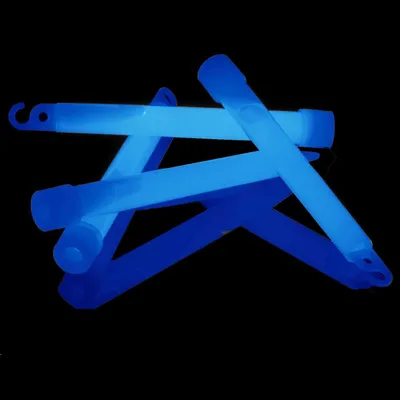 Produktbild von Ultrahelle Blaue Notfall Power Knicklichter – 2h Leuchtdauer | Militärqualität & Robust