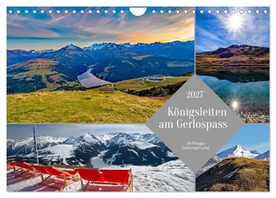Produktbild von Königsleiten am Gerlospass (Wandkalender 2027 DIN A4 quer), CALVENDO Monatskalender