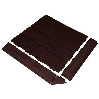 Produktbild von Außenfliesen Mosolut Hestra Woodlook, Dunkle Eiche, 1 m²